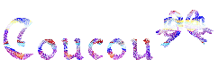 Gif animé coucou ruban